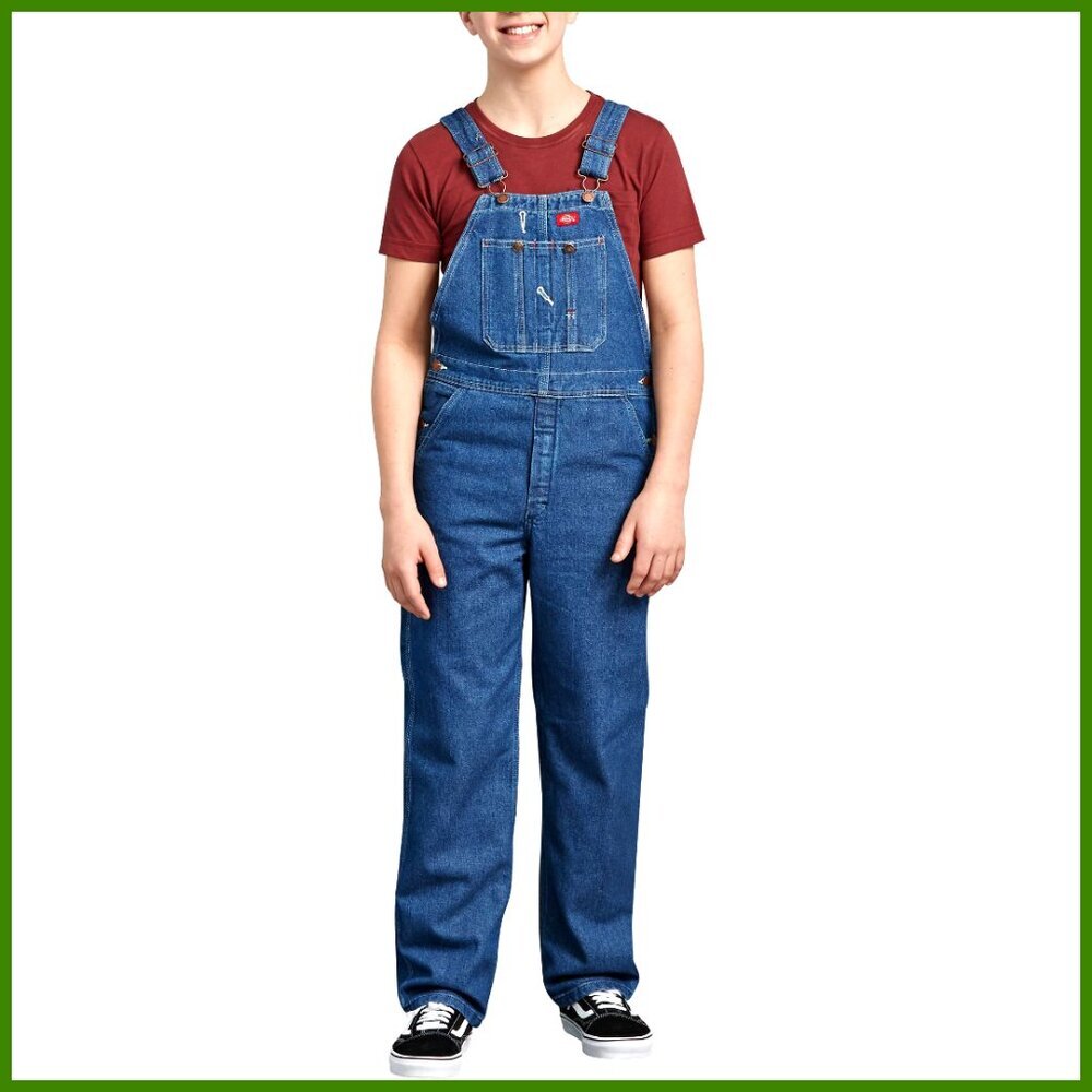 12 Ounce Denim Bib Overall with Hammer Loop and Tool Pockets